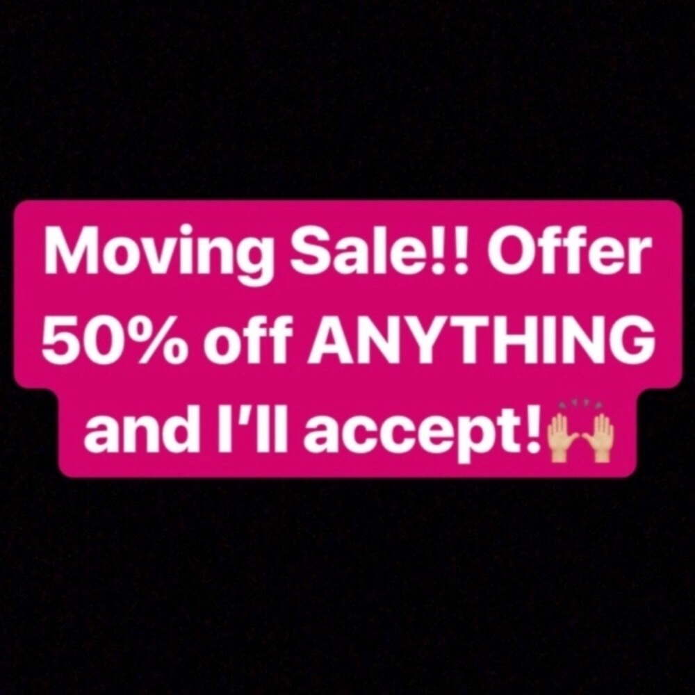 OFFER 50% OFF ANY ITEM AND I’LL ACCEPT!
